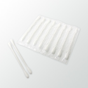 日本製　個包装紙軸綿棒